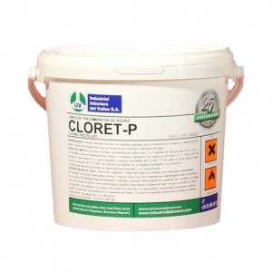 CLORET-P, Cloro en pastillas para piscinas