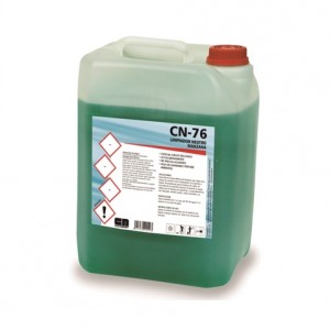 CN-76 LIMPIADOR NEUTRO MANZANA, Producto neutro para limpieza de todo tipo de superficies. Persistente aroma residual
