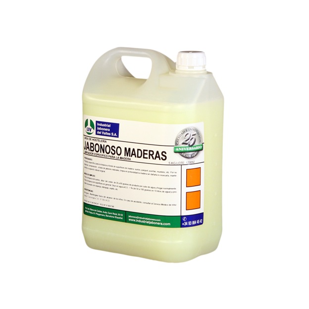 JABONOSO MADERAS, Detergente para maderas