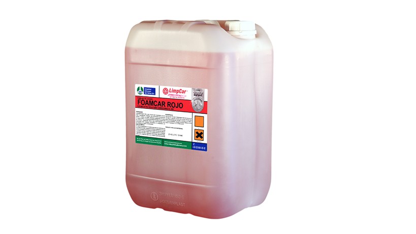 Comprar Espuma activa color rojo para lavado de carrocerías 25kg Online