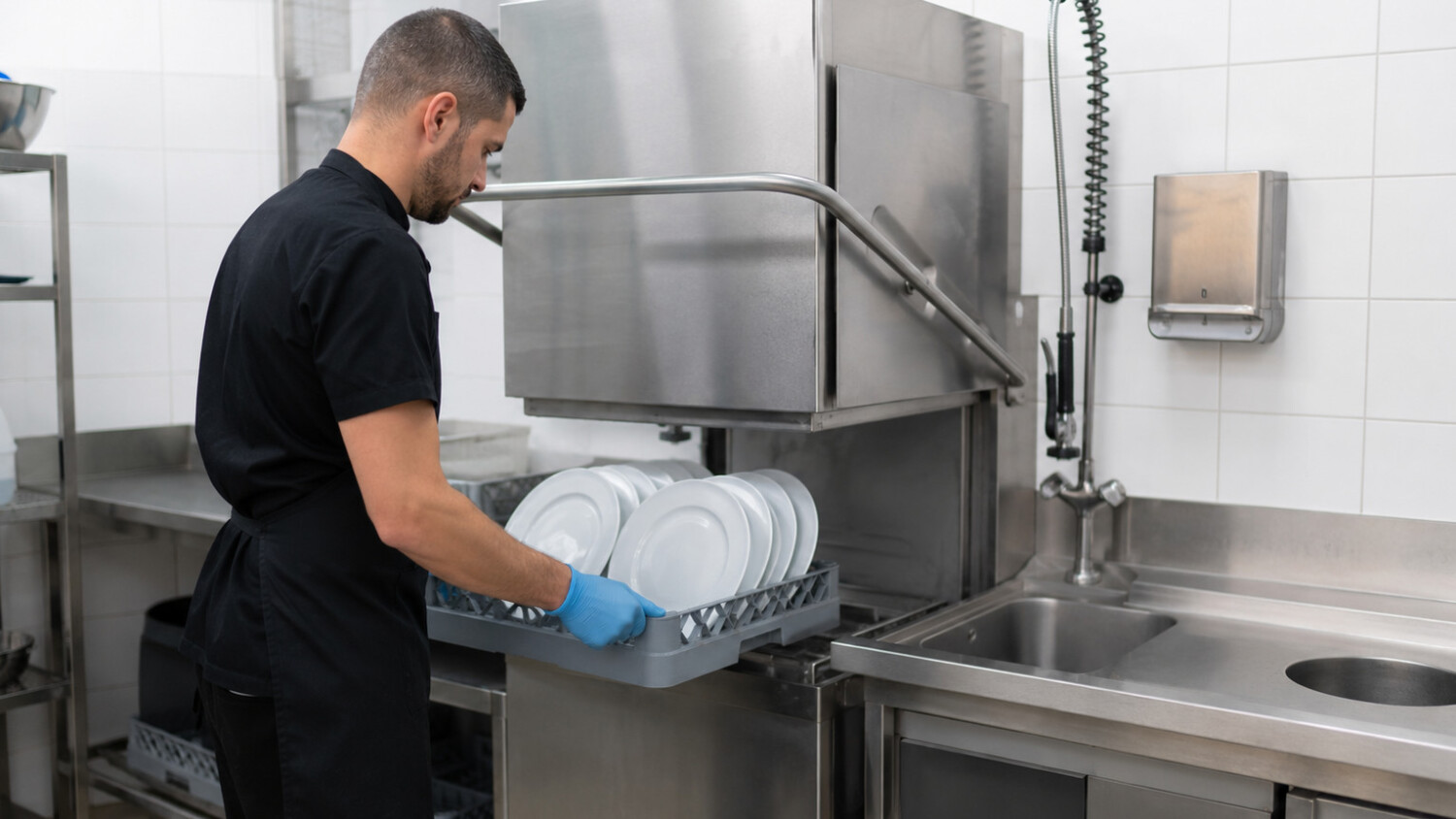 Detergente para lavavajillas industrial en hostelería